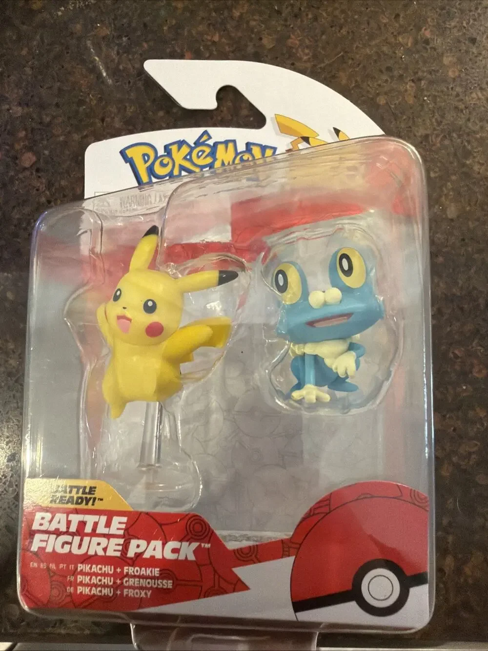 Battle Figure Pack Pokemon: Froakie and Pikachu